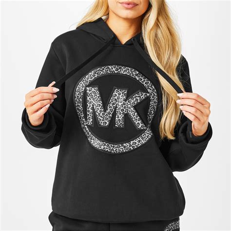 michael kors grommet hoodie white women large|Women's Designer Jumpers & Cardigans .